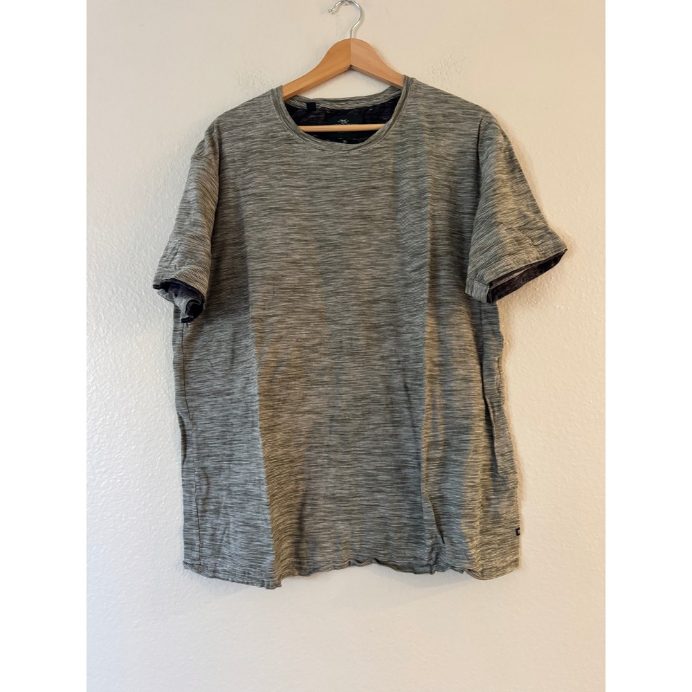 Rodd & Gunn T-Shirt Australian Cotton Slub Space Dye XL Grey Olive Excellent